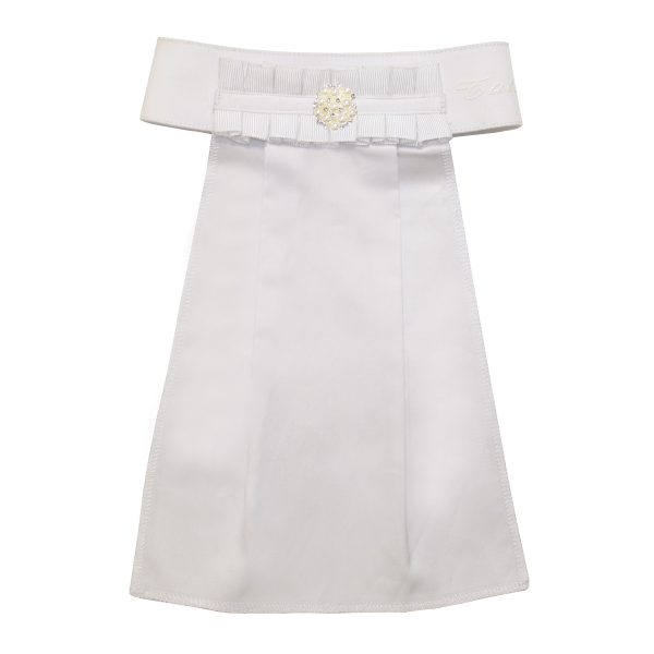 Plastron Tattini bottone gioiello