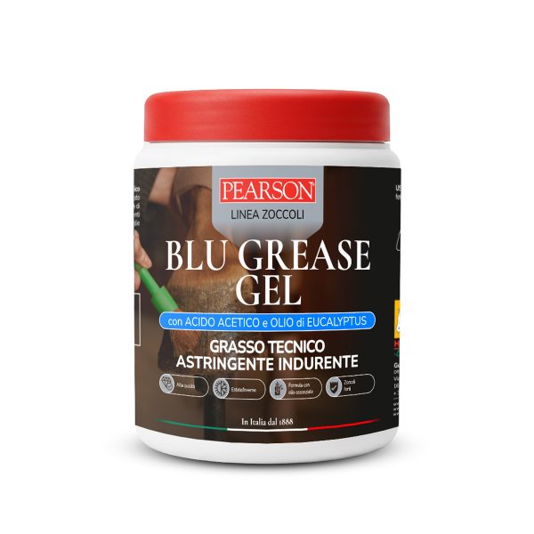 Gel gras bleu pour sabots Pearson ml. 1000