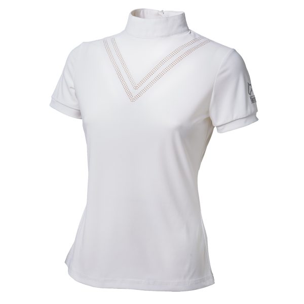 Maglia da concorso Tattini donna con decoro realizzato a laser