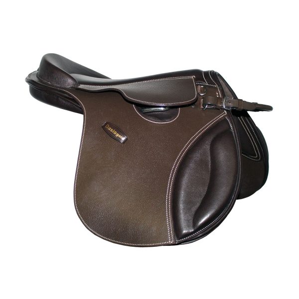 sella pony daslo gold by Tattini, colore marrone