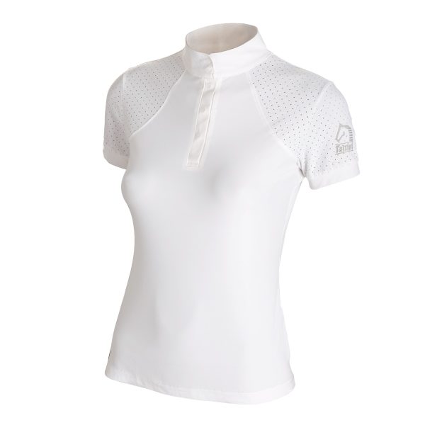 Maglia da concorso da bambina con inserti microforati